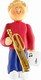 Male Musician Trombone Ornament (Blonde Hair)